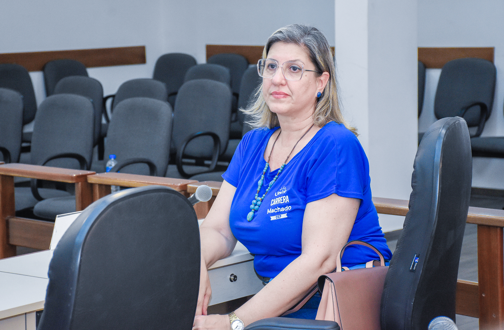 Alunos do 9º ano da Escola Unírio Carrera Machado - CIEP visitaram as dependências da Câmara de Vereadores