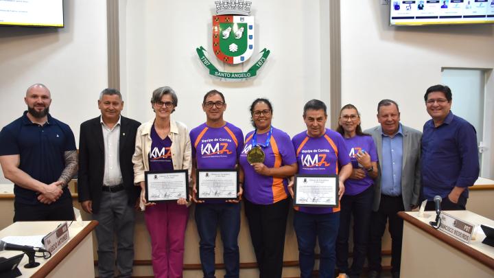 Sess&atilde;o especial marca homenagem &agrave; KM7 Assessoria Esportiva e Turismo